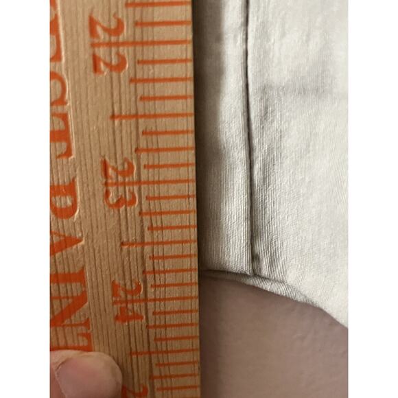 Avenue Montaigne Milan Pull On Pants •10• Beige Khaki Slim Stretch Cropped F954 - Picture 7 of 13